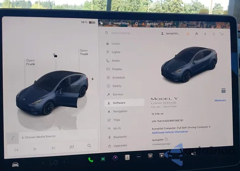 2024 Tesla Model Y Long Range Dual Motor All-Wheel Drive from USA, damaged, VIN 7SAYGAEE8RF088791